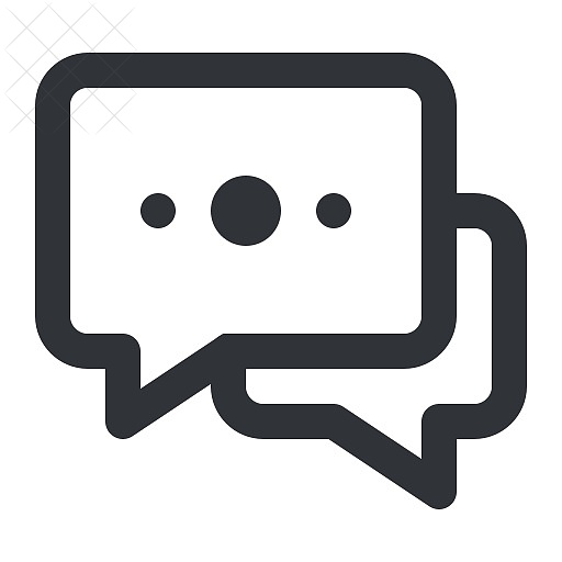 Chat, communication, conversation, message icon.