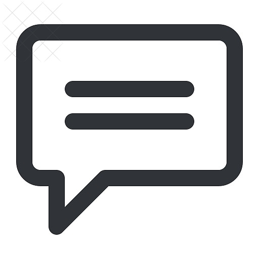 Text, bubble, chat, communication, conversation icon.
