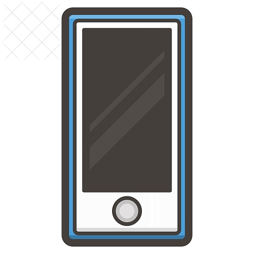 Gen, ipod, nano, music, player icon.