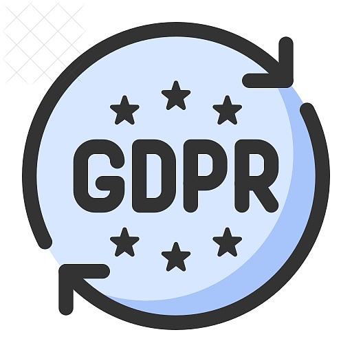 Data, gdpr, law, protection, regulations icon.
