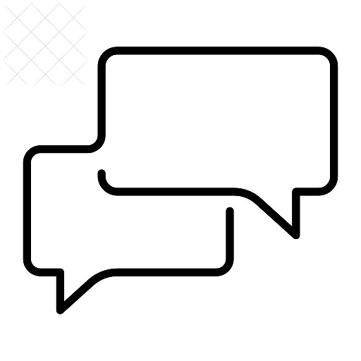Bubble, chat, communication, dialog, message icon.