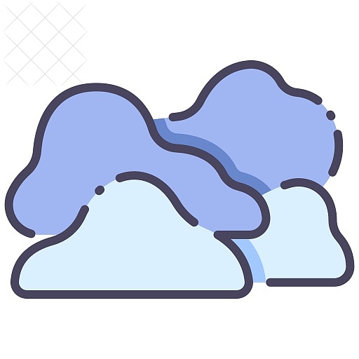 Climate, cloud, cloudy, nature, rain icon.