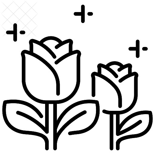Blossom, floral, flower, fresh, nature icon.
