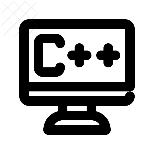 C, coding, language icon.