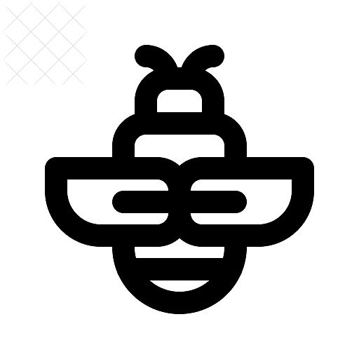 Bee, insects icon.
