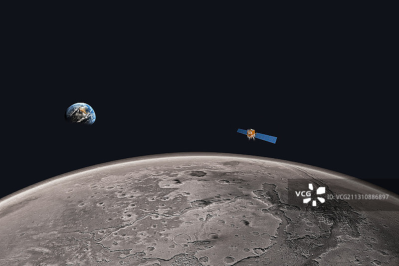 嫦娥5号登月图片素材