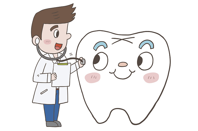 醫生檢查牙齒圖片素材