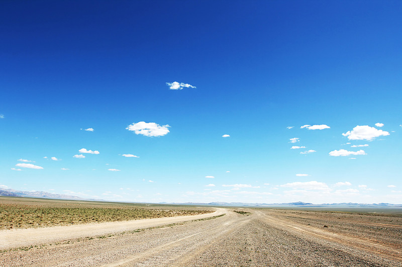 蒙古的高速公路圖片素材