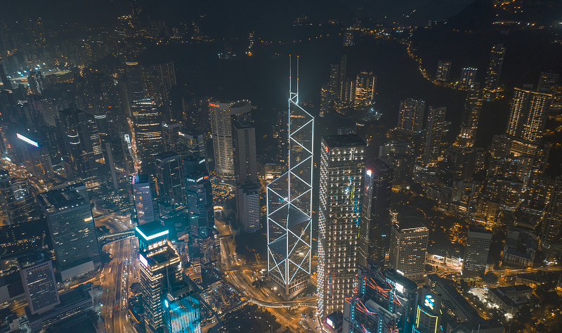香港中銀大廈圖片素材