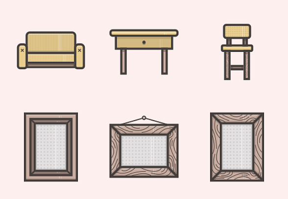 **家具填充輪廓風格**
包含39個圖標的圖標包。

包括設計:
-家具
- - - - - -內部
——椅子
座位
——表
——桌子
- - - - - -木
- - - - - -照片
——電視
- - - - - -框架圖標icon圖片