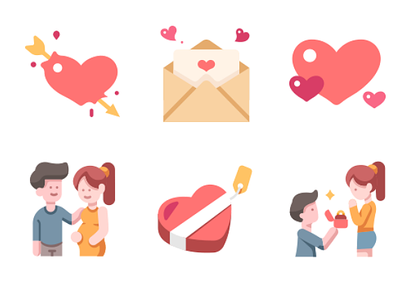 **平淡的愛情故事**
包含25個圖標的圖標包。

包括設計:
——愛
——浪漫
- - - - - -情人節
——關系
- - - - - -快樂
——情人
——在一起
——兩
——男人
——心圖標icon圖片