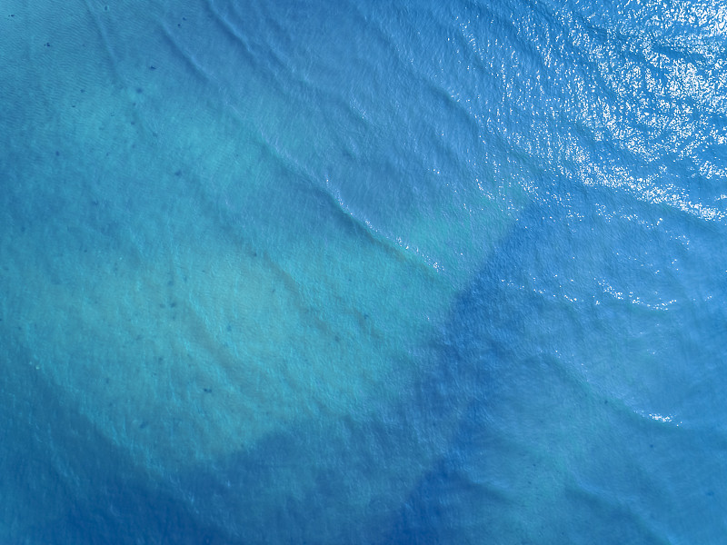 海面藍色背景摘要。圖片素材