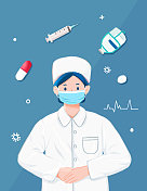 护士医疗健康图片素材
