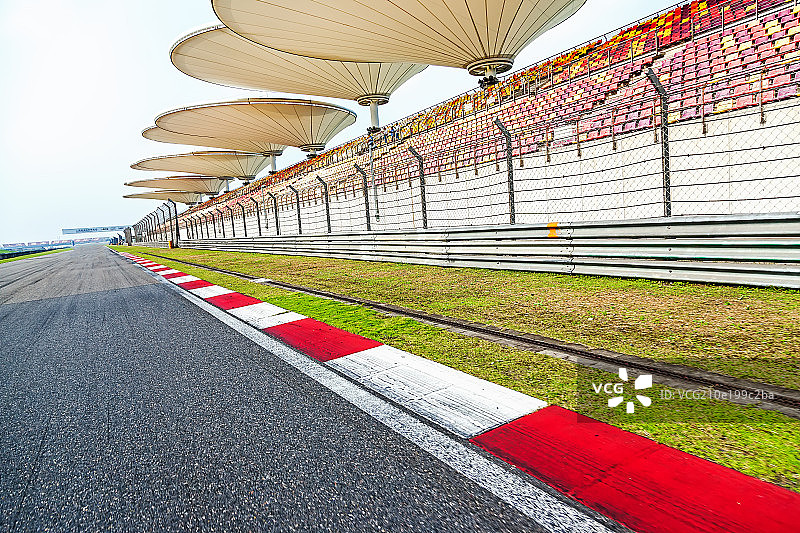 上海F1国际赛车场赛道图片素材