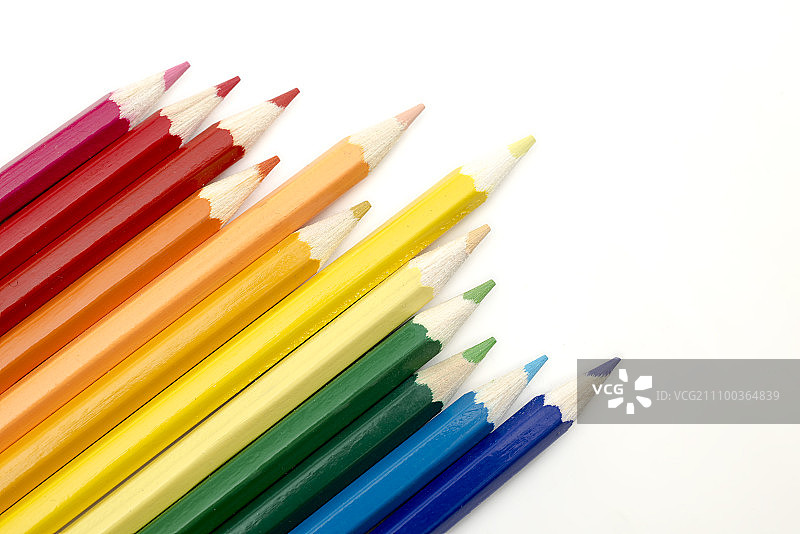 素材图-彩色铅笔-发射图片素材