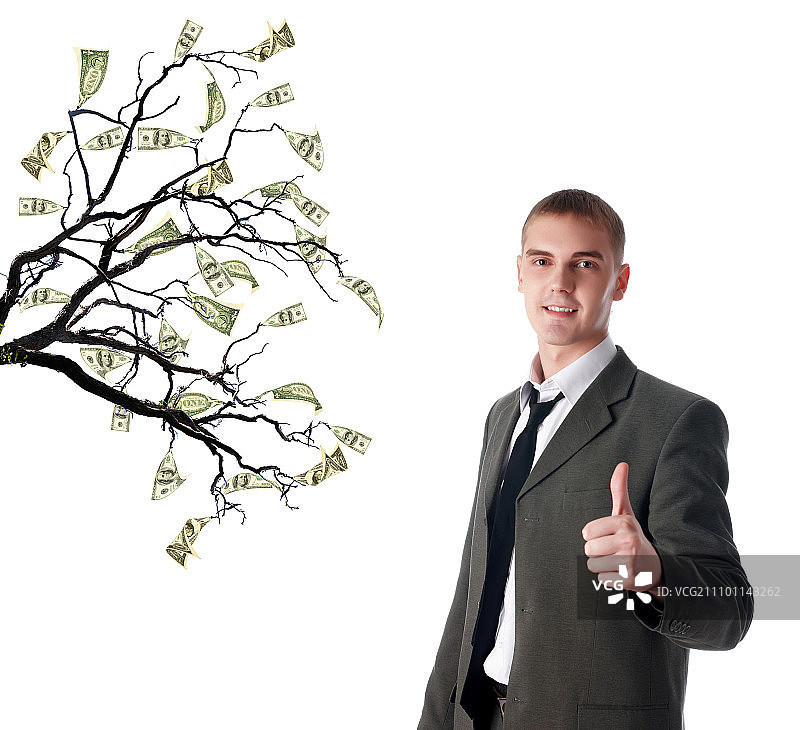 钱树是商业成功的象征图片素材