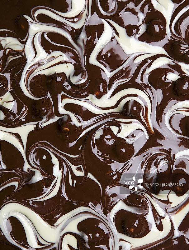 大理石巧克力加坚果图片素材