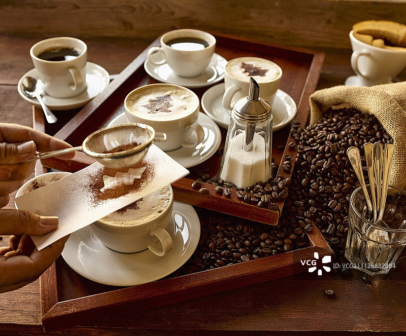 各种咖啡、咖啡豆、咖啡粉图片素材