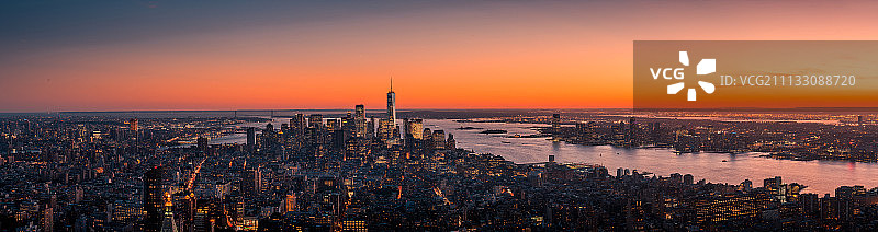 纽约城市天际线图片素材
