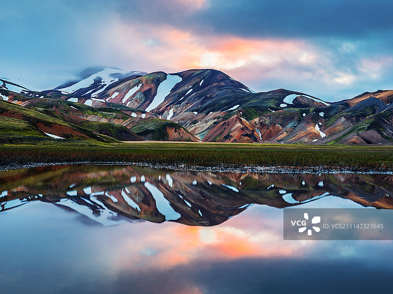 冰岛内部高地风光图片素材