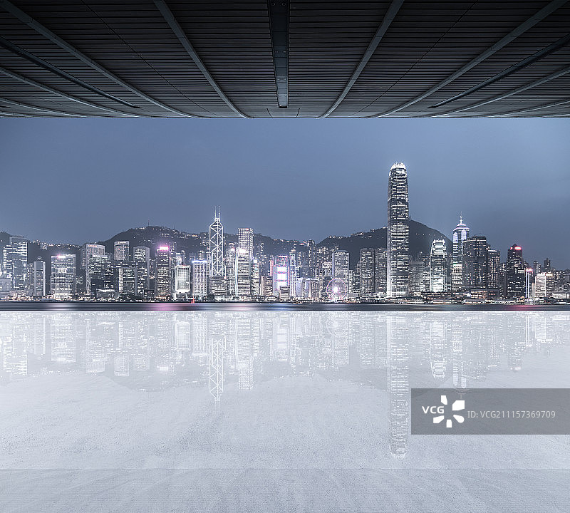 香港维多利亚港景观图片素材