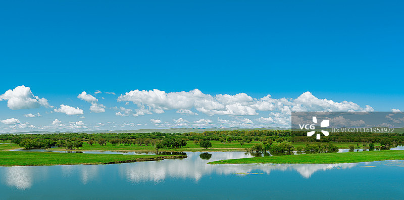 内蒙古额尔古纳湿地图片素材