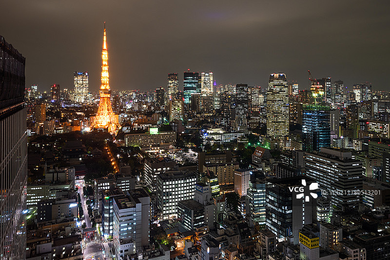 日本东京夜景图片素材