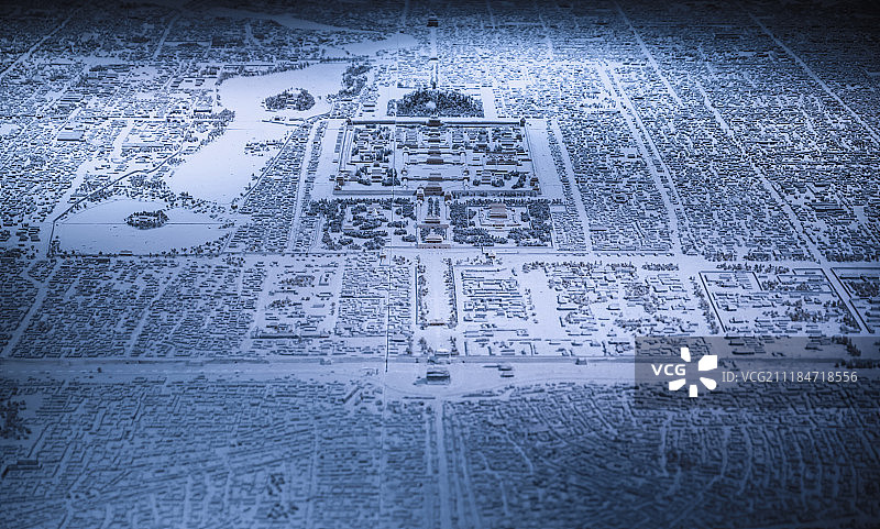 北京古城模型图片素材