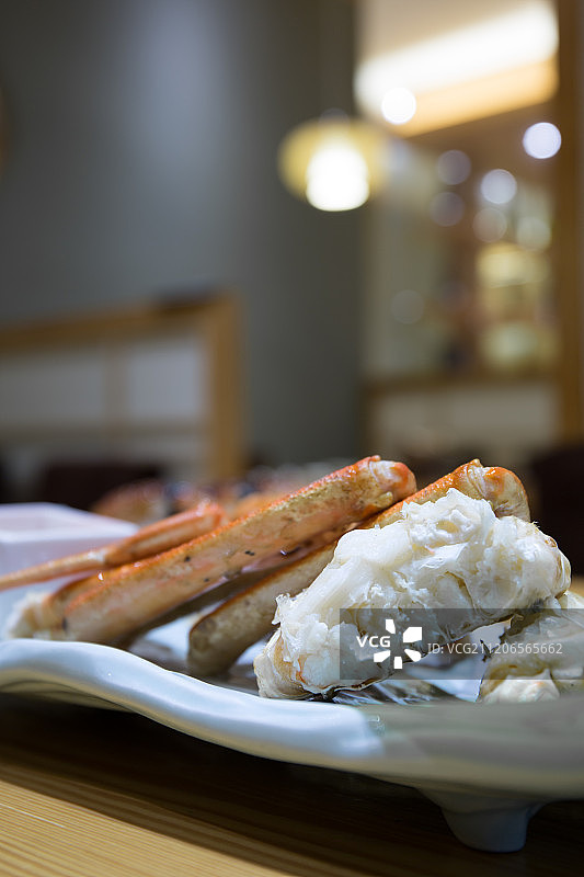 日本料理雪蟹腿图片素材