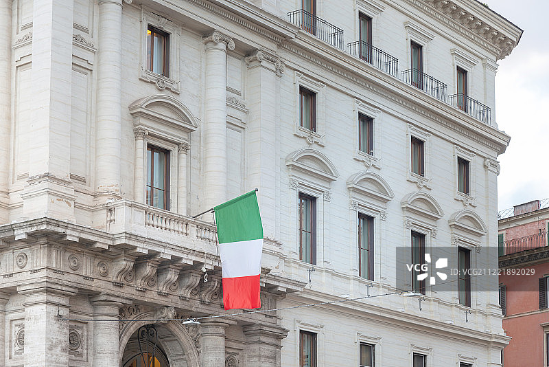 意大利，罗马——1月17日:意大利国旗图片素材