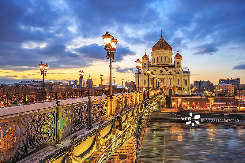 莫斯科基督救世主大教堂图片素材