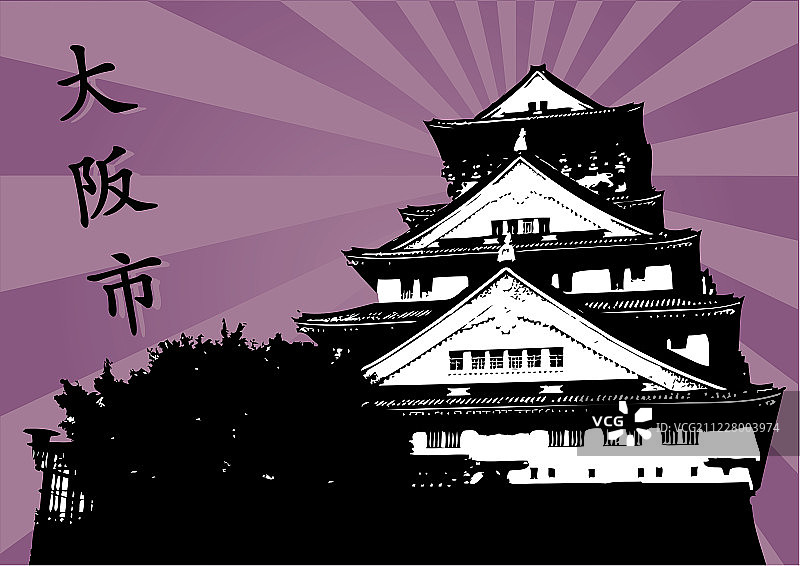 大阪城堡图片素材