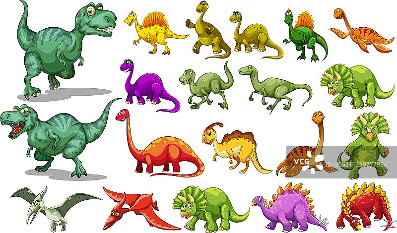 常见恐龙图片 代表性图片