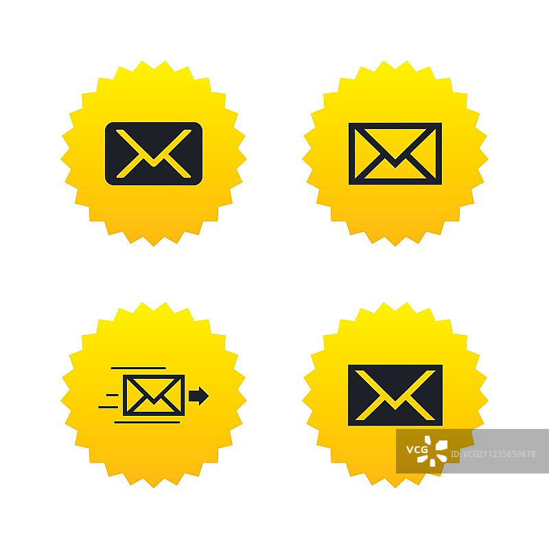 邮件信封图标信息符号图片素材