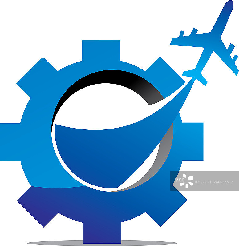 航空科技标志设计模板图片素材