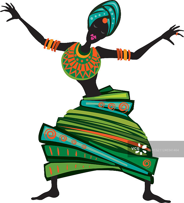 非洲女人跳舞图片素材