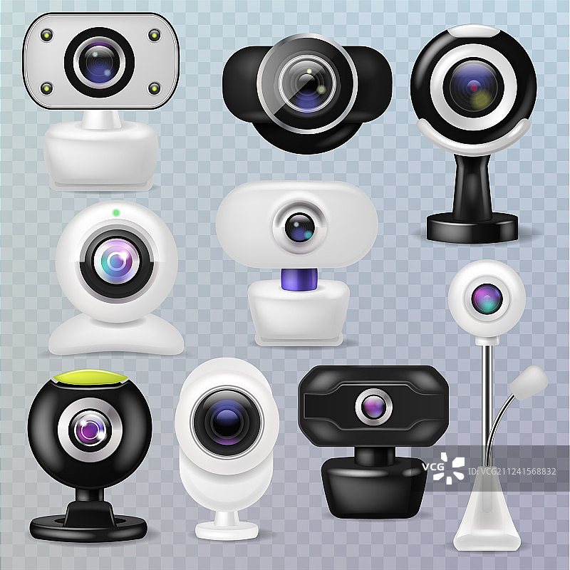 网络摄像头网络摄像头数码技术图片素材