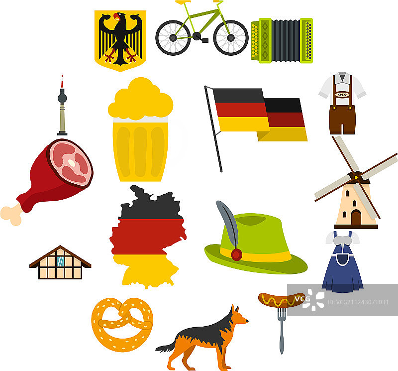 德国固定图标图片素材