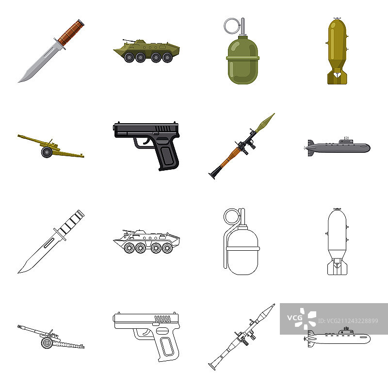 武器和枪的标志图片素材