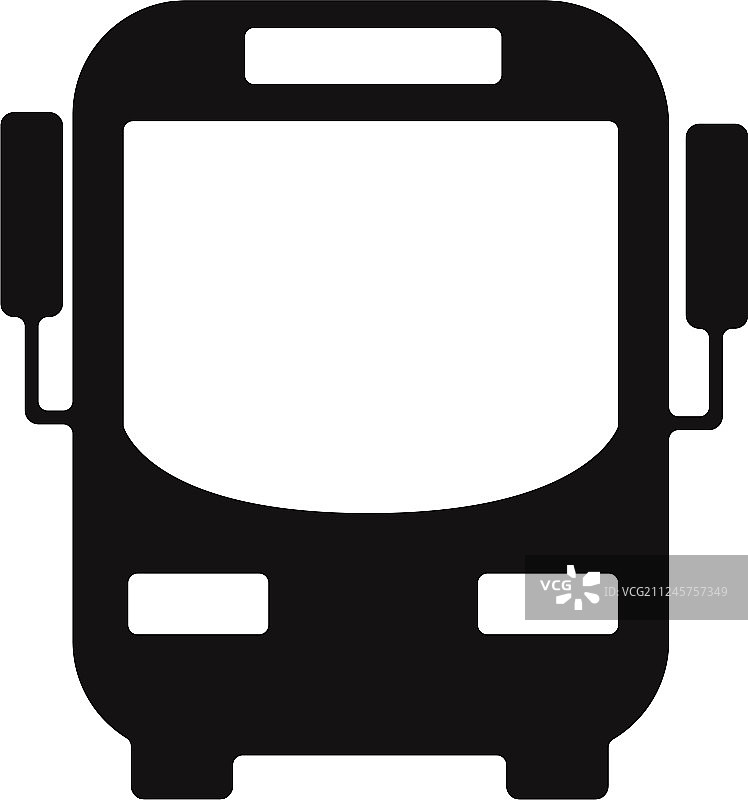 公共汽车图标图片素材