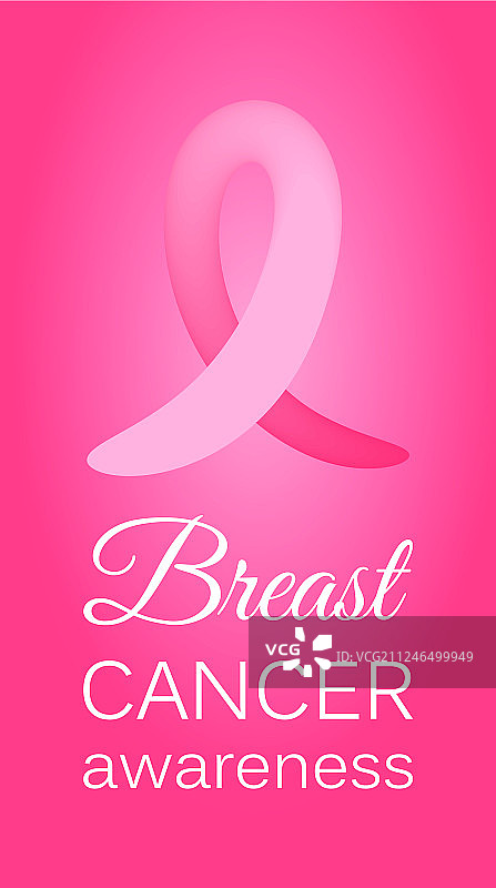 粉红丝带庆祝世界乳腺癌宣传月图片素材