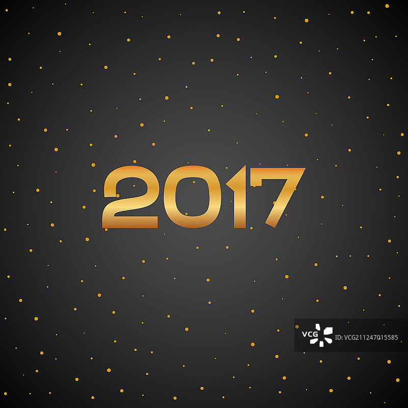 金色新年2017颗粒背景金图片素材