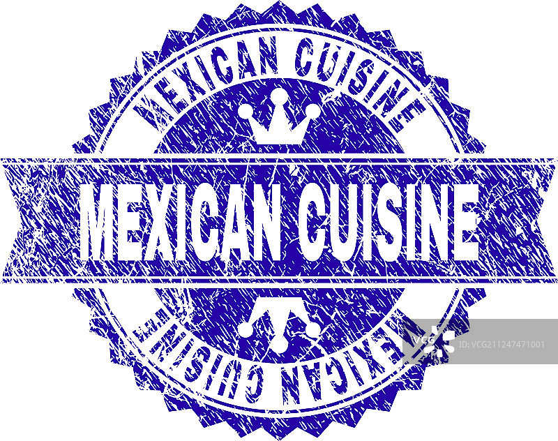垃圾纹理墨西哥美食邮票印章图片素材