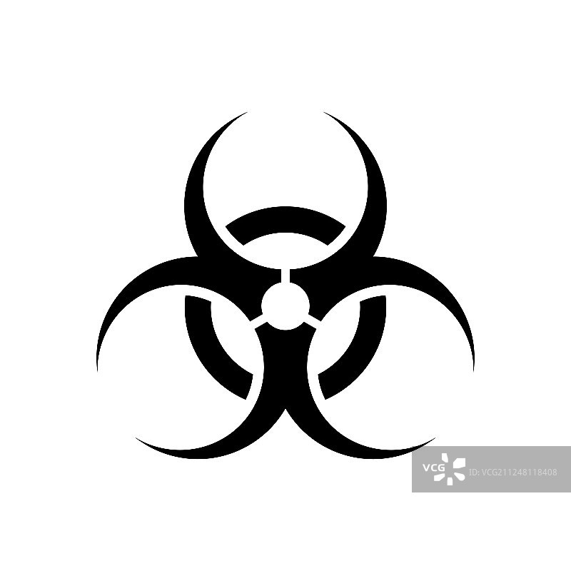 生物危害标志警告生物危险有毒图片素材