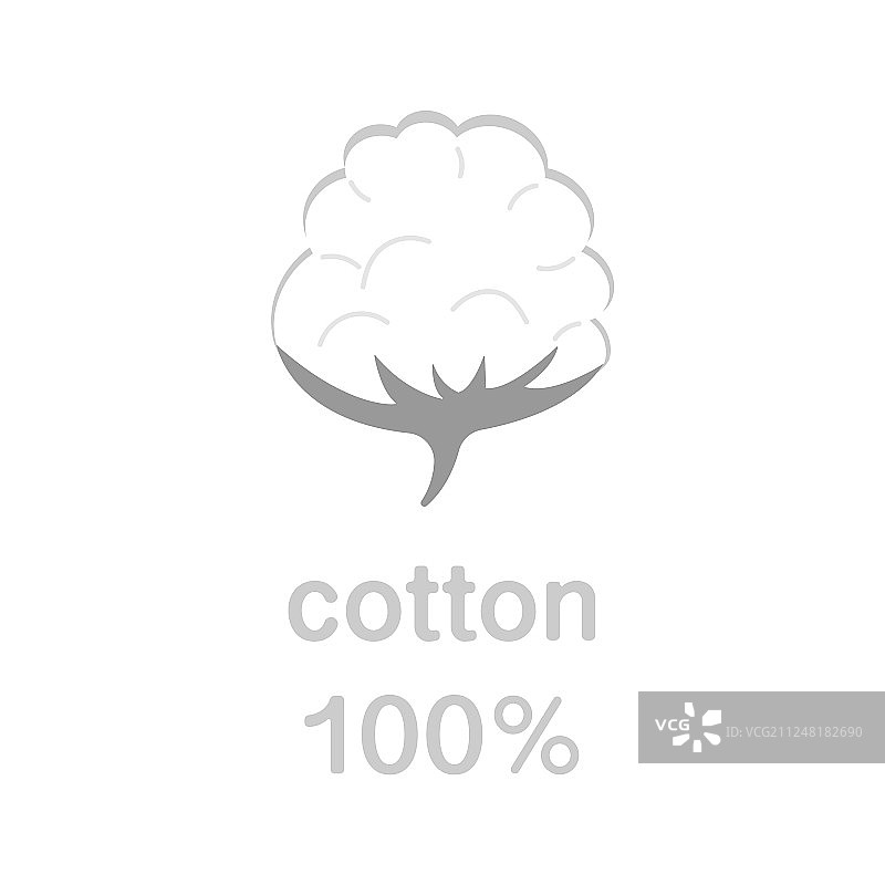 纯棉标签或标志100%天然图片素材