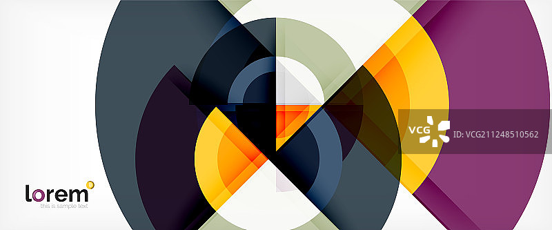 现代几何圆抽象背景图片素材
