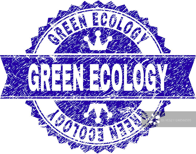 垃圾纹理绿色生态印章印章图片素材