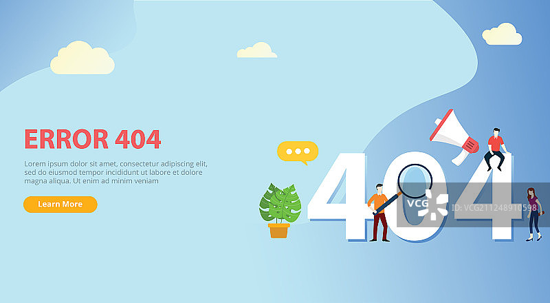 错误404页没有找到网站模板图片素材
