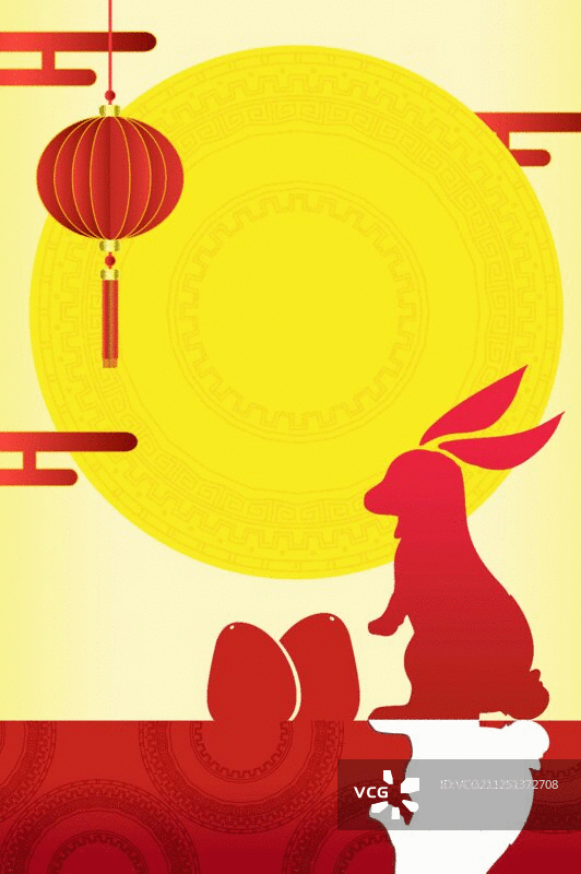 中秋节赏月吃月饼图片素材