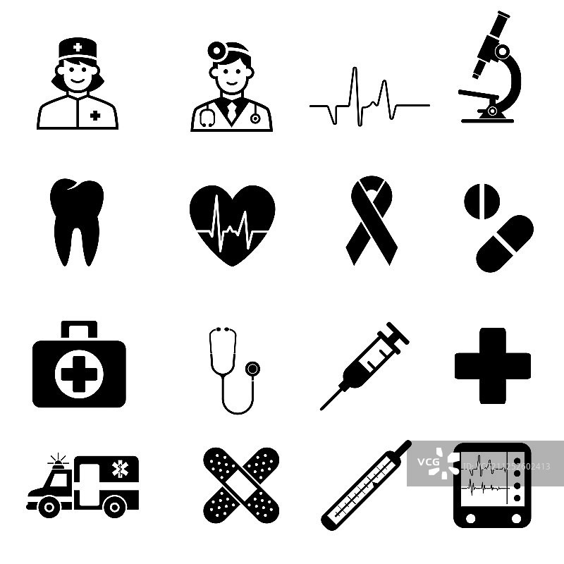 医学图标标志在平面设计医学图片素材